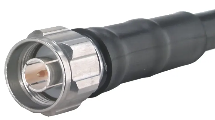 N-Male LMR400 with heat shrink tubing