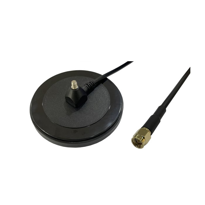 magnetic antenna base with 3,5m lowloss cable SMA-male
