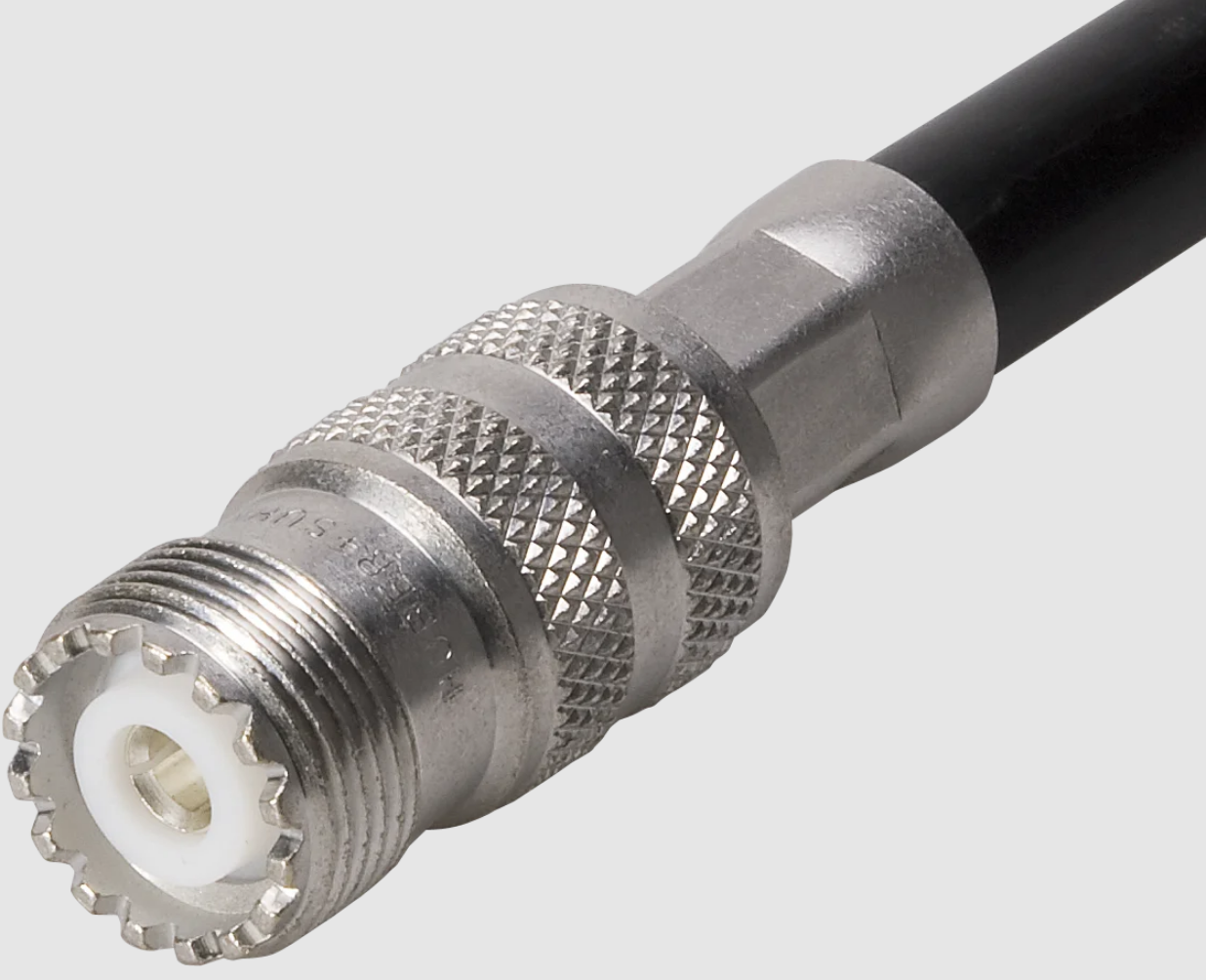 UHF-FEMALE RG213. Full crimp