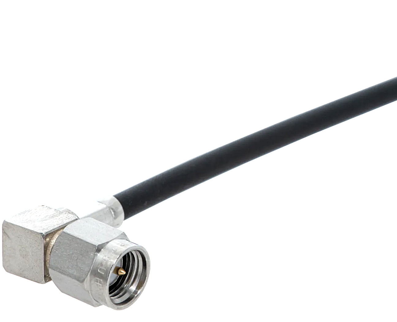 SMA-Male. RG58C-U. Halv Crimp Angle